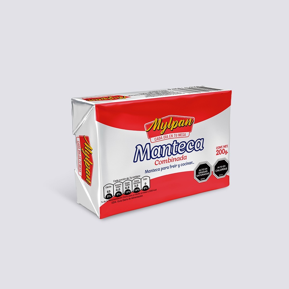 Manteca Combinada Mylpan Caja 20 unidades de 200 gr.